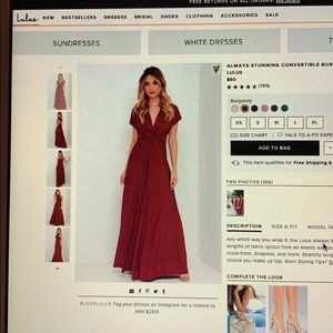 Burgundy Always Stunning Convertible Maxi Dress